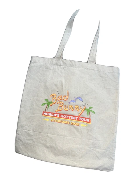 NEW AUTHENTIC BAD Bunny Un Verano Sin Ti Beige Tote Bag 2022 Tour