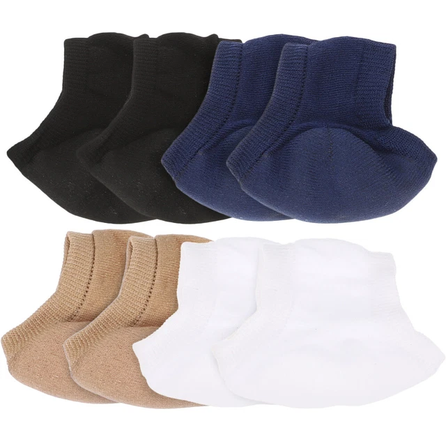 4 Pairs Breathable Socks Heel Socks Heel Covers High Heel Shoes Heel Pad
