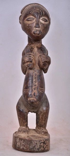 Africa tribal Art, Nice Luba Statue from DRC (Congo).