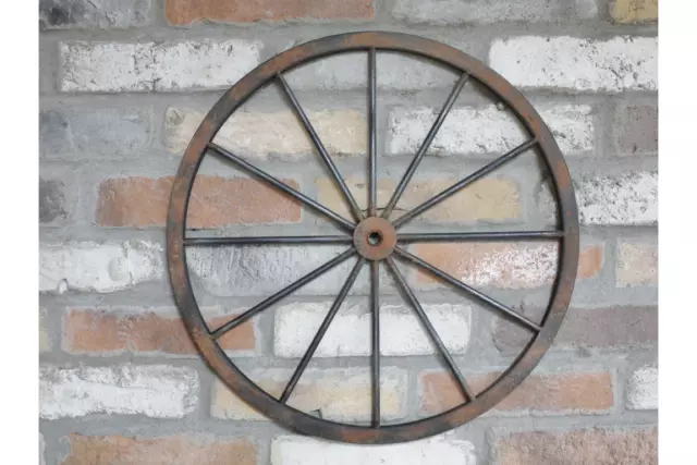 Wagon Wheels Wall Art Garden Vintage Cartwheels Antique Style Home Rustic Décor