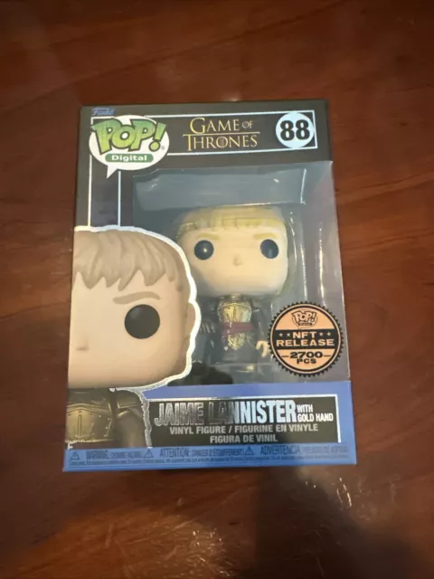 "Game Of Thrones" Jaime Lannister with Golden Hand Funko Pop LE 2700 Digital #88