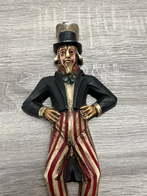 9.5" Cast Iron Uncle Sam Door Stop USA Book End Exclusive Midwest Cannon Falls