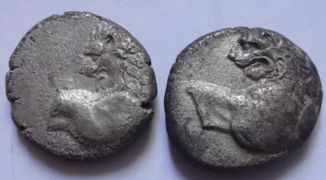 Lot x 2 THRACE. Chersonesos. Circa 386-338 BC. Hemidrachm. 525