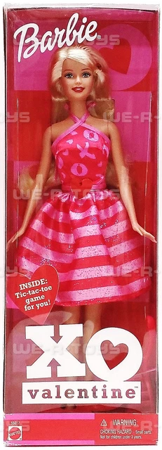 XO Valentine Barbie Doll 2002 Mattel 55517
