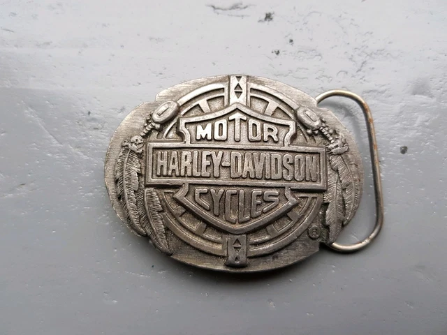 Boucle De Ceinture Harley-Davidson Vintage – Années 1970-80 (Excellent état, RARE)