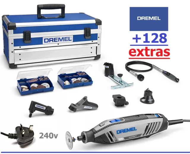 new DREMEL 4250-6-128 240v. Corded Electric Rotary Tool F0134250JL 8710364082667