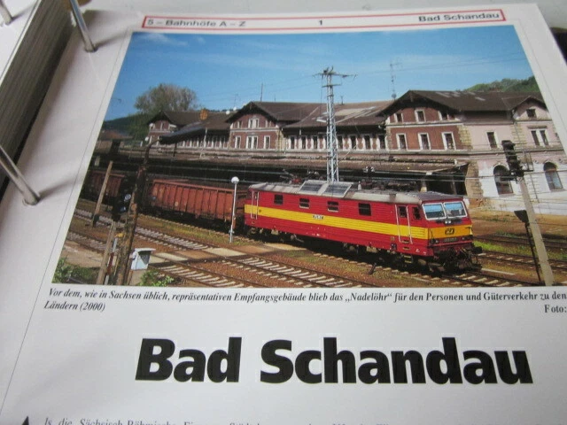 BAHNHOF MIT GLEISPLAN Bad Schandau Sachsen 6S EUR 6,15 PicClick DE