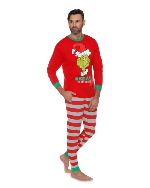 Pigiami natalizi Family Matching The Grinch donna uomo bambino set regali pigiami 2022 3
