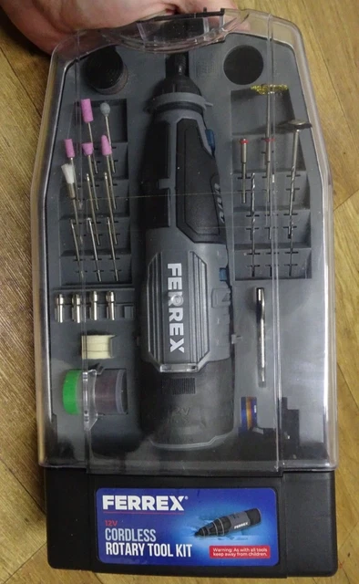 FERREX ROTARY MULTI Tool Kit Rechargeable Cordless Craft German