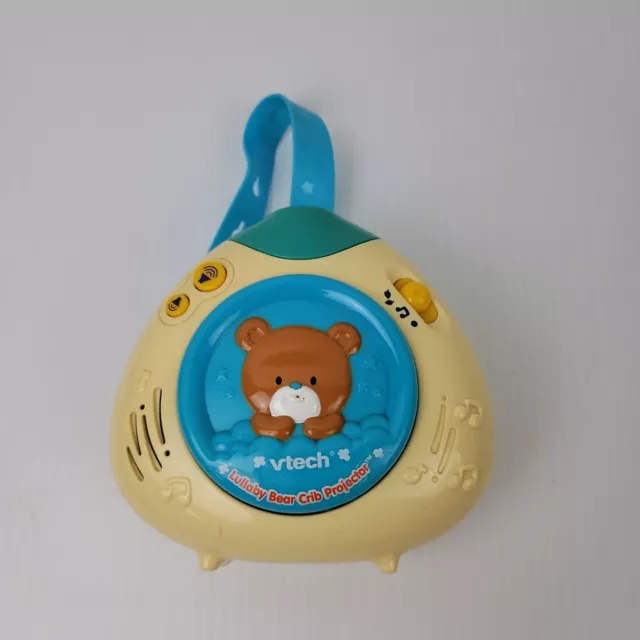 VTech Baby Lullaby Bear Crib Projector Music Nature Sounds Lights