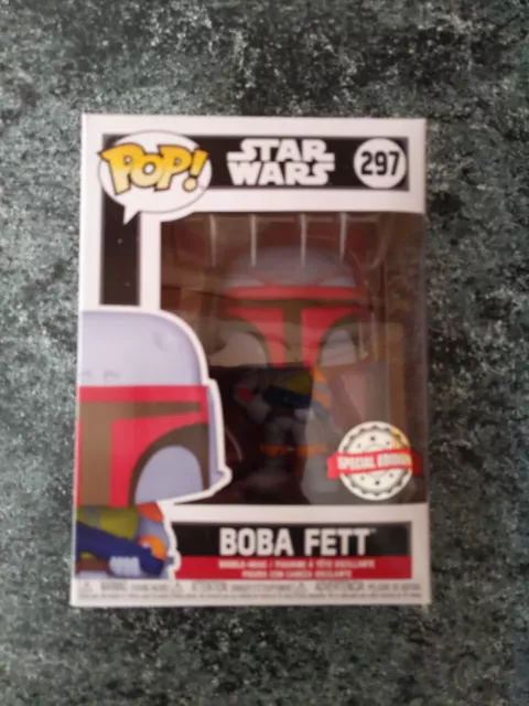 Boba Fett Star Wars Funko Pop #297 Retro / Vintage SE Carefully Packed #2