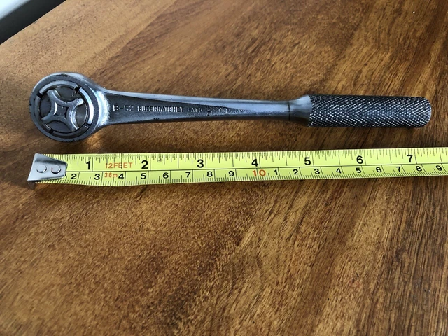 Vintage Used J.H. Williams 3/8" Drive Ratchet Superratchet B-52 Collector USA Vintage Used J.H. Williams 3/8" Drive Ratchet Superratchet B-52 Collector USA