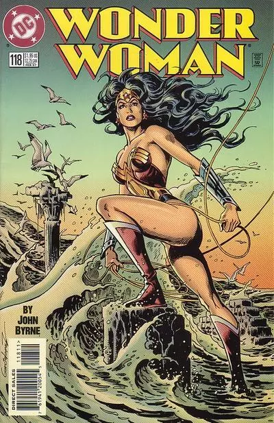 WONDER WOMAN (Vol. 2) #118 F/VF, John Byrne, Direct DC Comics 1997 Stock Image