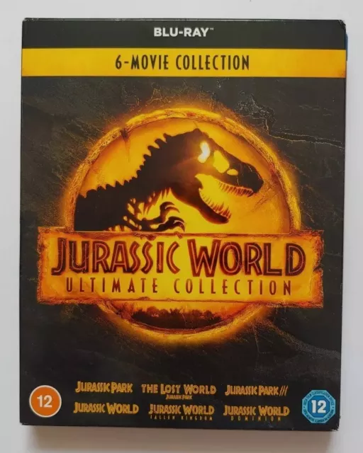 Jurassic World Ultimate Collection [Blu-ray] Including Slipcase DVD All 6 Movies