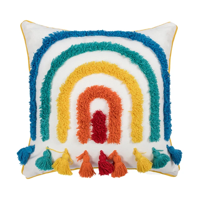 Funda de almohada lumbar almohada decorativa cala sofá funda almohada cojín