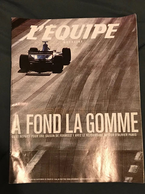 25$$ Revue L'Automobile HS Formule 1 2001 Circuits Pilotes Formule 1 Equipe