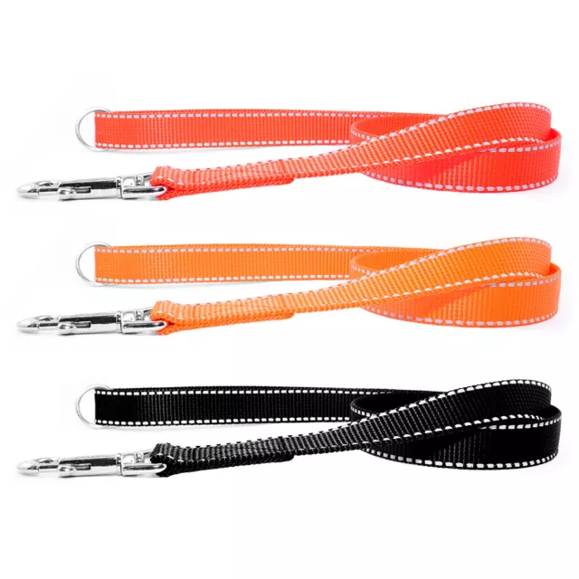 Reflektierende Hundeleine Führleine Nylonleine Hunde Nylon Leine Standardleine