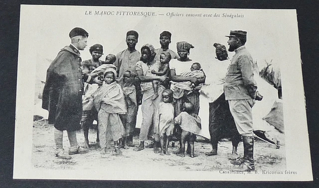 Cpa Carte Postale 1917 Colonie Francaise Maroc Maghreb Afrique Senegalais