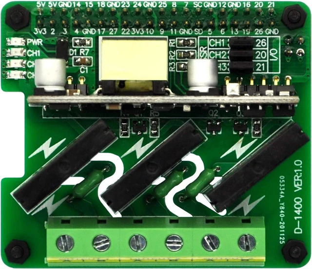 Rpi Poe & SSR Solid State Relay Board for Raspberry Pi 3B+ 4B