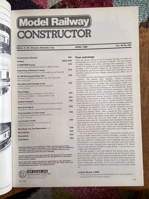 Model Railway Constructor magazine December 1984