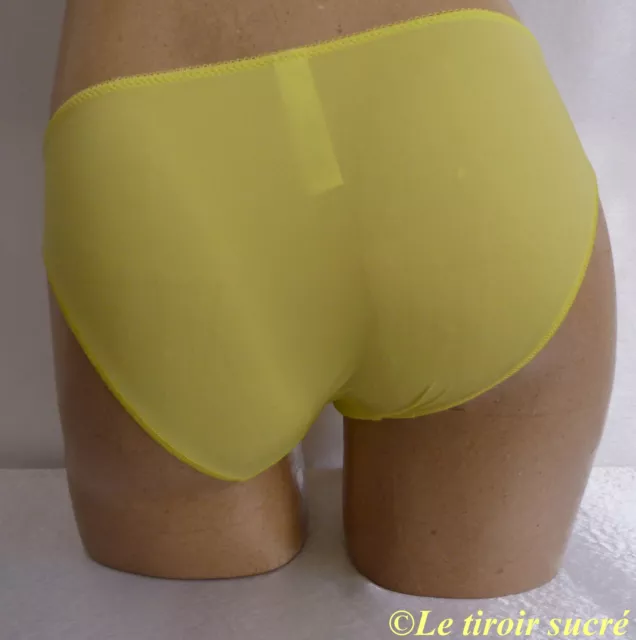 PRINCESSE TAM TAM Memory slip culotte jaune lemon lingerie neuf avec étiquettes 2