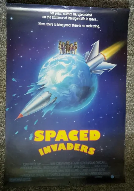 Spaced Invaders 1990 Douglas Barr Royal Dano Ariana Richards One Sheet Poster