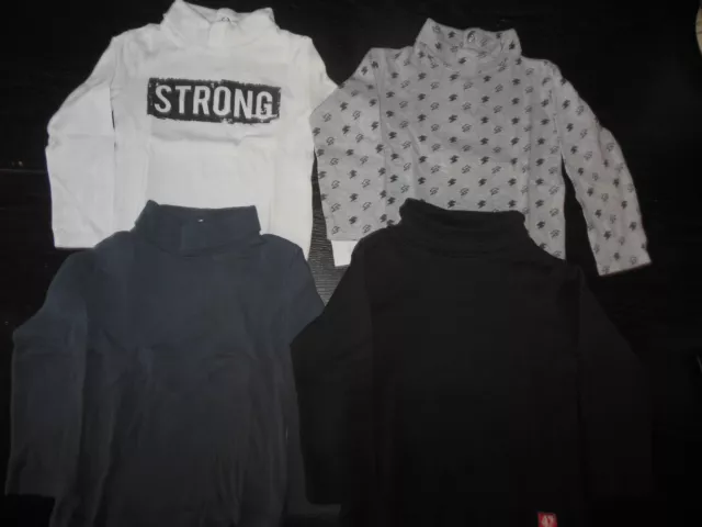 Lot de 4 sous-pull col roulé 3 ans