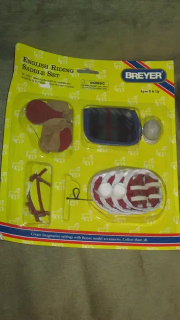 Vintage Breyer English Riding Saddle Seven Piece Set 1998 New  In Package