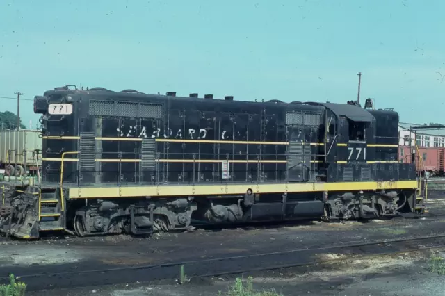 ORIGINAL 1976 RAILROAD SLIDE SEABOARD COAST LINE 771 GEORGIA EMD GP7 ex Atlantic