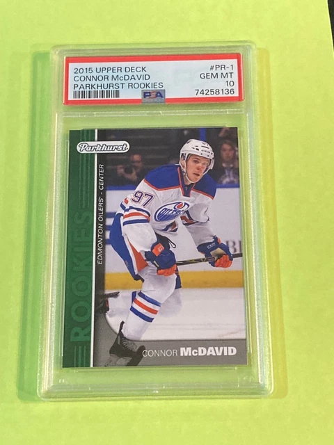 2015 Upper Deck Parkhurst Connor McDavid  Rookie Card RC PSA 10 Gem Mint