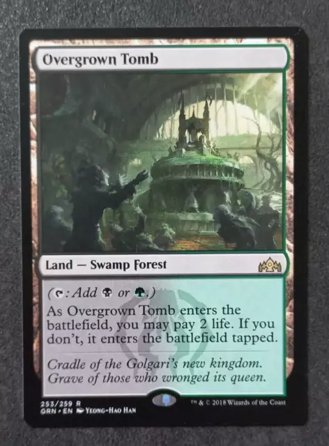 Overgrown tomb / Tombe envahie / Ravnica Allegiance / MINT / Rare / English MTG