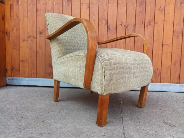 Sedia Poltrona Lounge Bauhaus Vintage Art Deco Clubsessel Facile 30s Verde 3