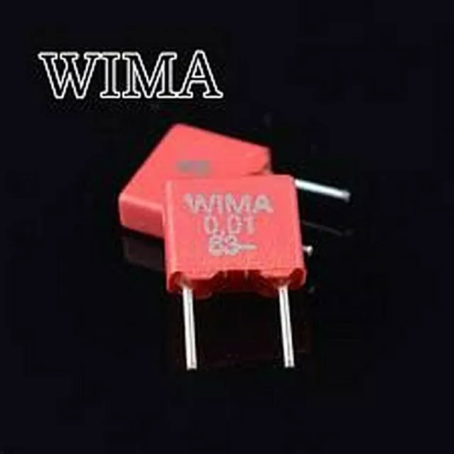 WIMA MKS2 22nF (0,022uF) 63V 10% Metallized Polyester Capacitors PET x 5pcs