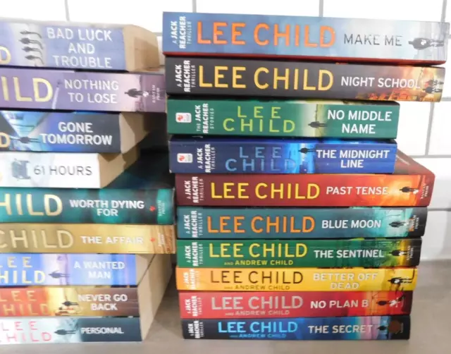 LEE CHILD - The Jack Reacher Series-  Complete - 1 to 29 !! 3