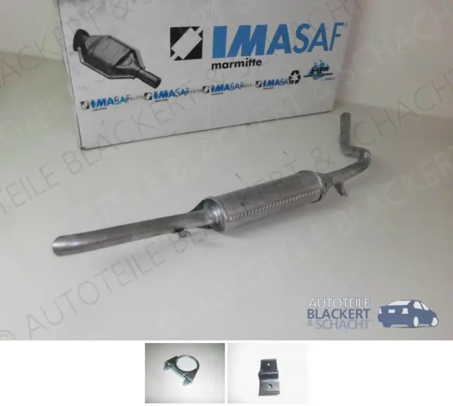 IMASAF ESD Auspuff Endtopf+Anbauteile für Alfa Alfetta 1.6 + 1.8 + 2.0 1975-1984