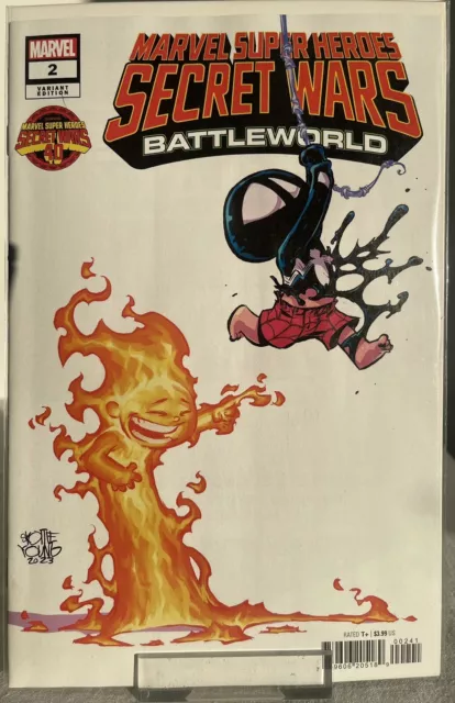 Marvel Super Heroes Secret Wars BattleWorld #2 Cover D Skottie junge Variante