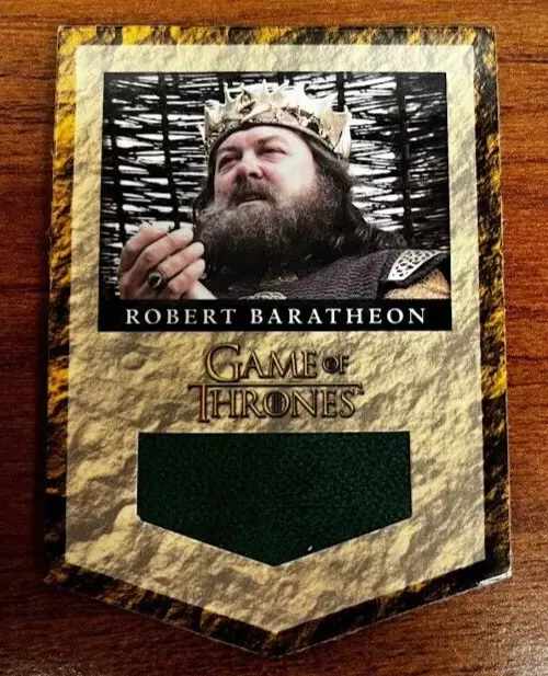 Robert Baratheon GAME OF THRONES Season 2 Banner Relic Card House RB1 /375