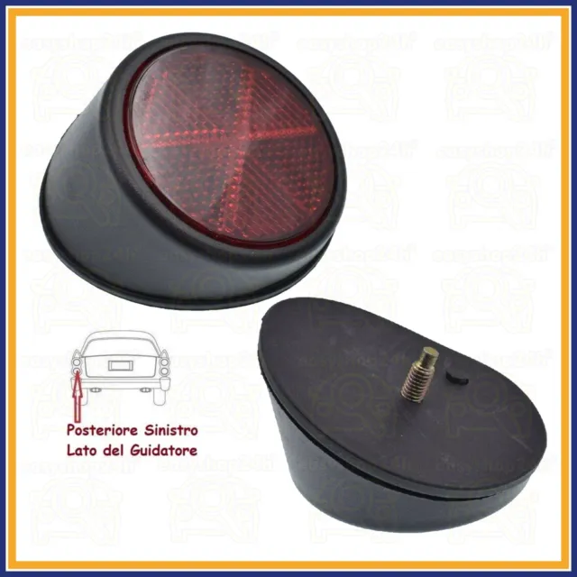 Fanalino Catadiottro Posteriore Sx Per Mitsubishi L200 96 Catarifrangente Fanale