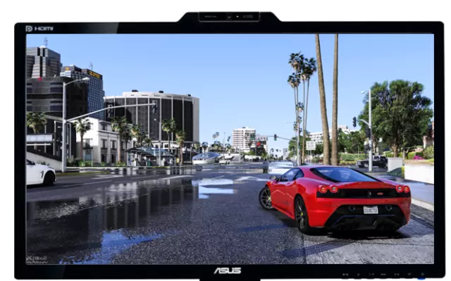 ASUS Gaming Monitor vk278q 27" FHD LED 2MS HDMI DVI  DP WebCam Speaker No Stand