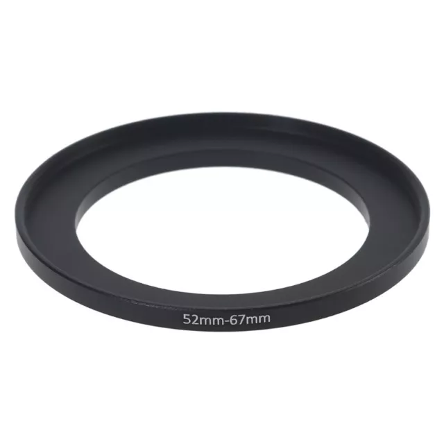 Metal Step Up Rings Aluminum Lens Adapter Filter 52mm-67mm Photography