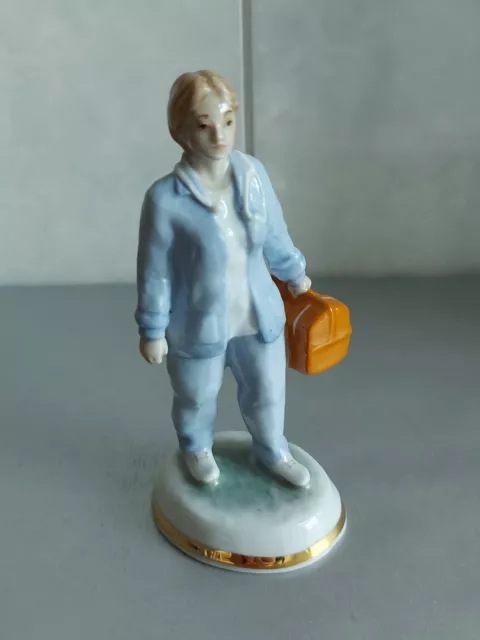 Russia ~Porcelain Figure ~Dulevo ~Emergency Doctor ~~Design I.K. Bychkov-~ 2