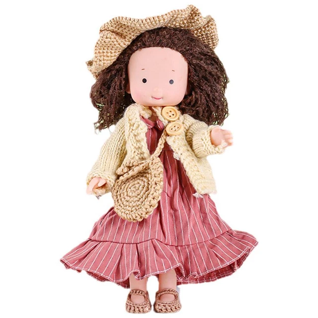 Doll Waldorf Plush Doll Handmade Cotton Play Doll Girls New- Birthday Gifts L5M1