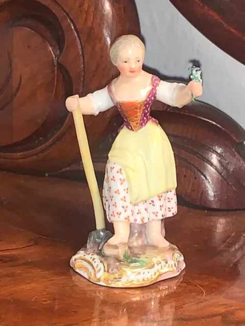 Meissen  Porzellan Figur Mädchen ca.1815 Jahr Antik   Wert ca.890€ 2