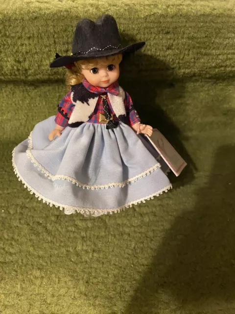 Madame Alexander Doll Texas 8" 1990