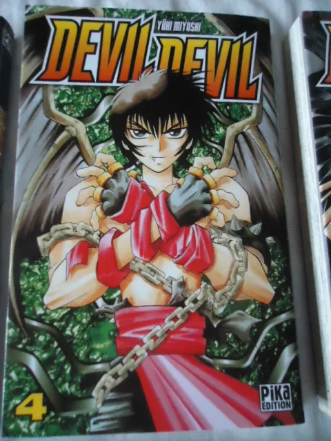 Devil Devil, tome 4 Yuki  Myoshi PIKA MANGA SHONEN ANGE DEMON JUMEAUX EXORCISTE