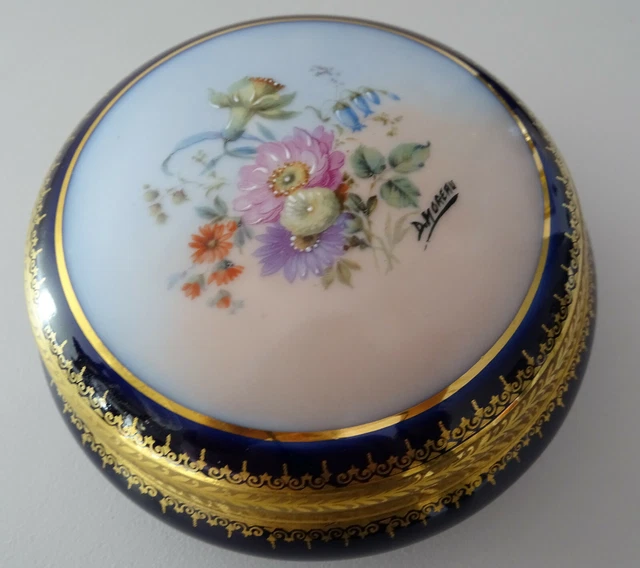Boîte à Bijoux Porcelaine Signée Inès De La Fressange Lunéville - Modèle Stella Du 5 Août 2006, Occasion