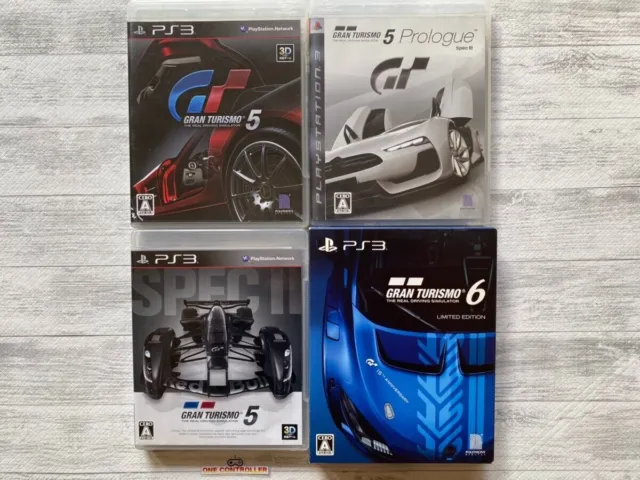 SONY PS3 Gran Turismo 5 & Prologue SpecⅢ & SpecⅡ & 6 Limited Edition from...