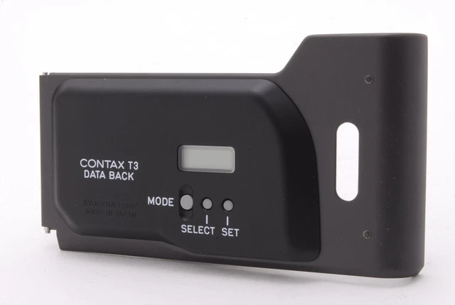 /【MINT】CONTAX T3 BLACK Data Back from Japan (E354)