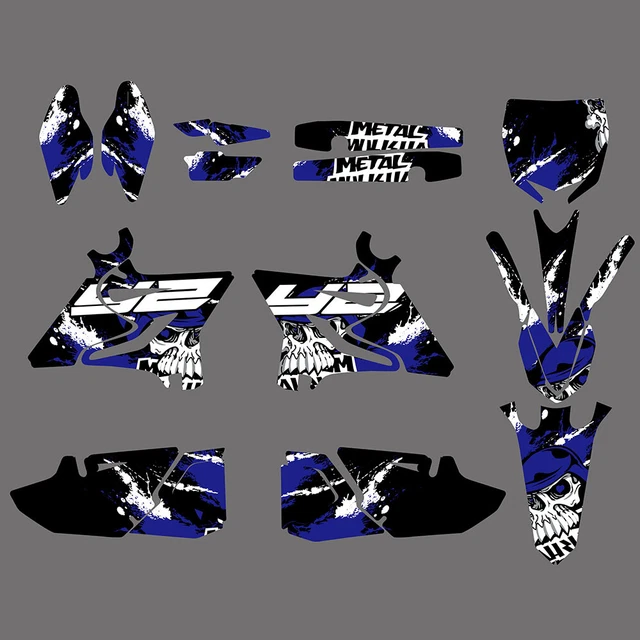 Team Graphics Decals Stickers For Yamaha YZ 125 250 YZ125 YZ250 2015-2020 2021