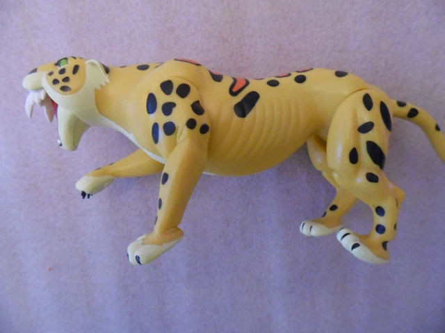 Large Wild Zoo Animal Leopard with Moving Paw & Jaw